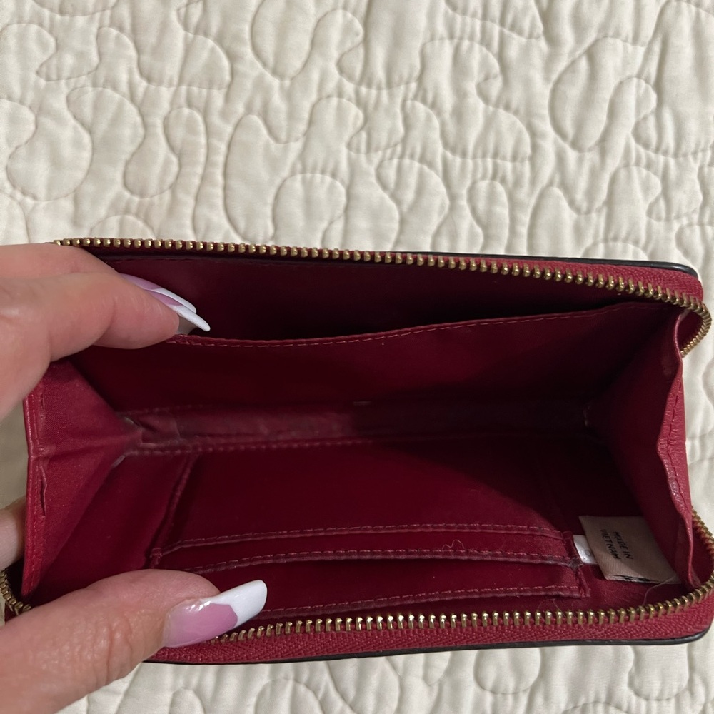 Coach Red Wallet - Picture 3 of 3